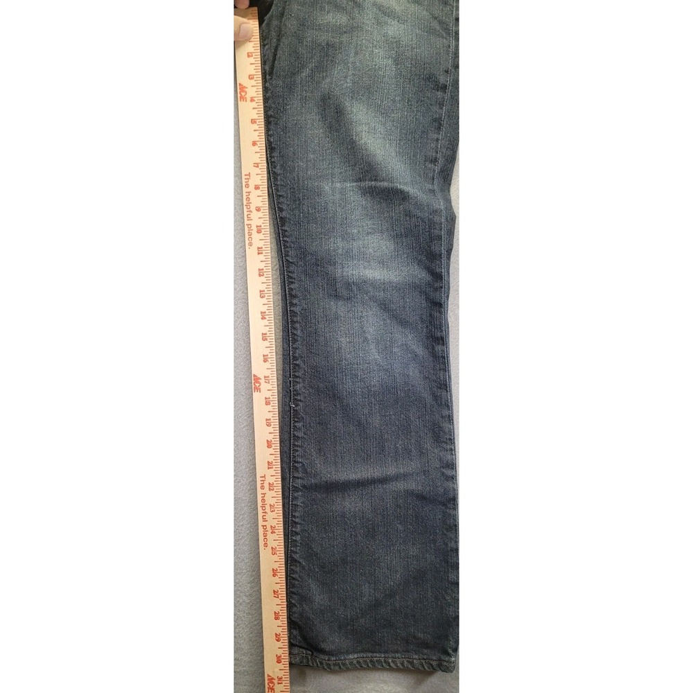 X2 Women’s Boot Cut Jeans in Medium Blue with Dark Stitching - Picture 7 of 10